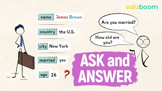 Where are you from? How old are you? Ask and answer :: Inglés en inglés - Principiantes