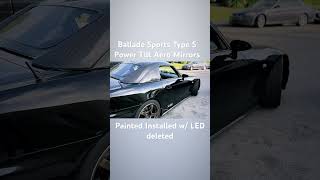 Ballade Sports Type S Power Tilt Aero Mirrors. No LED #s2000 #s2k #ap1 #ap2 #balladesports #honda