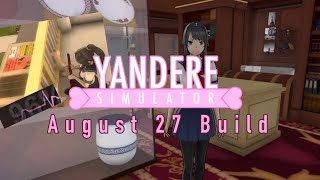 Yandere Simulator- August 27  Build Update!