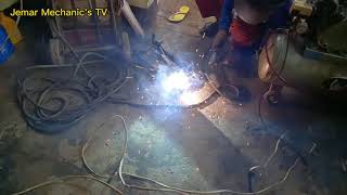 REPAIR AND WELDING MOTORCYCLE SWING ARM