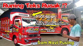 Runing Teks Mati‼️Sam Navi Panik⁉️#bossgalakofficial #santosoputrakaroseri