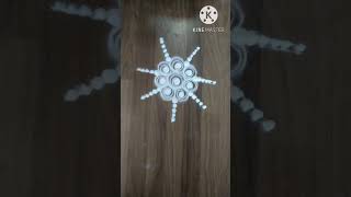 Easy & Simple Rangoli Designs|Daily Small Rangoli | अंगणात काढायला सोपी सुंदर रांगोळी डिझाईन #shorts