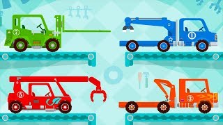 Dinosaur Rescue: Trucks - Let the Children Drive the Tow truck To Pick It Up! - By Yateland