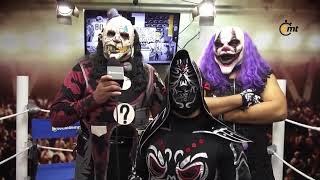 La Parka Negra, Monster clown y Dave the clown contando vivencias paranormales (2018).