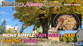 MAKAN MALAM SIMPLE TAPI ENAK, BIKIN NASI GORENG TELOR || Swiss🇨🇭Vlogs