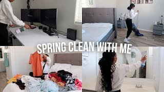 SPRING CLEAN WITH ME | deep cleaning my House | Motivational Speed Cleaning