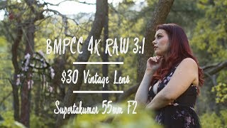 Blackmagic Pocket Cinema Camera 4K Raw | BRAW 3:1 | Supertakumar 55mm