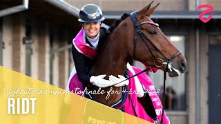 Anne-Mette Strandby Hansen & Valerie B - Pavo & DRF's Unghestechampionatsfinale for 4-års 2022