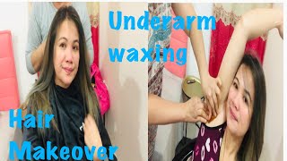 UnderArm waxing & hair dye (Vlog#96)