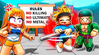 ONE PIECE GROUP Had RULES, So I BROKE THEM ALL! (Roblox)