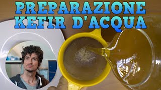 TIBICOS - come faccio la preparazione del kefir d'acqua