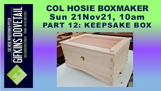 GIFKINS DOVETAIL LIVE, SUN 21NOV21, PART 12: A KEEPSAKE BOX