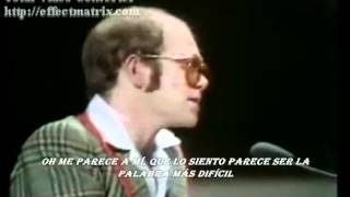 Elton John   Sorry Seems To Be The Hardest Word sub español