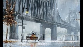 ХУДОЖНИК Jeff Rowland. Дождь на #КАРТИНАХ Джеффа Роуланда.