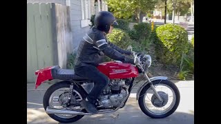 1971 Triumph 500 Daytona Café Racer Ride-by