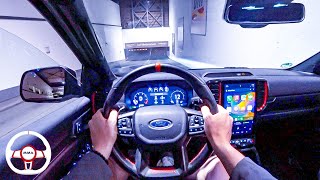 2023 FORD RANGER RAPTOR 3.0L EcoBoost 292HP NIGHT POV DRIVE Onboard (60FPS)