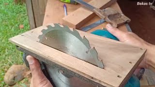 2 Alat sederhana Circular saw untuk membuat Purus Pintu kayu dan Jendela