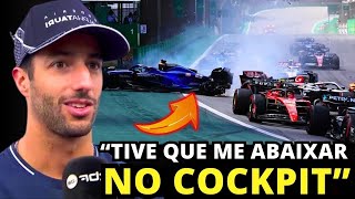 RICCIARDO RELATA MOMENTO EM QUE QUASE FOI ALVO DE PNEU - ÚLTIMAS NOTÍCIAS DA F1 HOJE - RESSACA F1