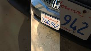 Bumper problem honda fit