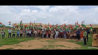 MNIT Jaipur Organises  Har Ghar Tiranga Programme at Village Pahadiya  under UBA