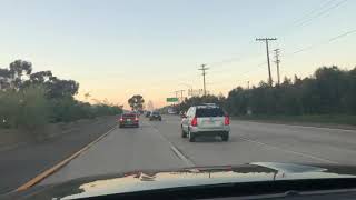 Car hit fire hydrant PB exit San Diego 2/7/2020