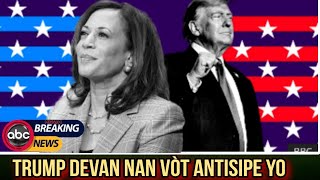 Trump devan nan vot antisipe yo | men konbyen moun ki deja vote | eleksyon demare nan eta Georgia