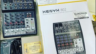 #MIXER WITH 4 CHANNEL (BEHRINGER XENYX 802)UNBOXING PART 1.