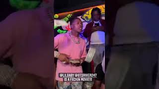 #LilBaby flexing in the Strip Club #shorts