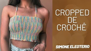 CROPPED TOP DE CROCHÊ muito fácil de fazer INICIANTES