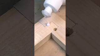 How easy and fast it is to make a reliable wooden connection! #shorts #woodworking