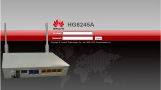 Cara menjadikan router Huawei HG8245A sebagai Akses point | Cara reset Huawei HG8245A