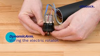 DynamicArm - Wiring electric rotator | Ottobock Professionals