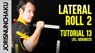 Nunchaku freestyle tutorial 13 | Lateral handroll 2 | LVL: Advanced | Joris vd Berg