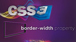 CSS for beginners 29: border-width property