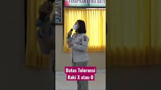 Batas Toleransi Kaki X atau O #calonpolisi #tespolisi #jadipolisi