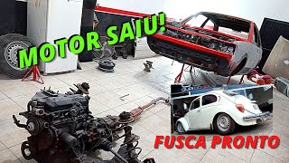 Finalizamos o fusca Ragtop e tiramos o motor do Gol - Parte 4