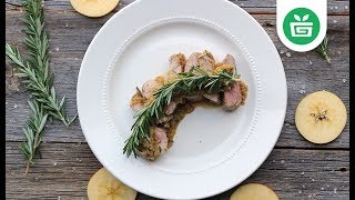 PALEO || Pork Tenderloin with Applesauce and Thyme