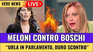 Giorgia Meloni DEMOLISCE Boschi in Parlamento: SCONTRO INFUOCATO e DIBATTITO ACCESO su TEMI CALDI