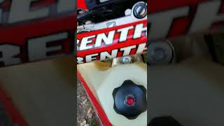 How to turn traction control on and off on a vortex ecu - CRF450RL