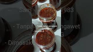 Sambal Krawu Botol khas gresik sejak 1983 by ibu Hj. Lilik #sambal #sambalbotol #sambel #nasikrawu