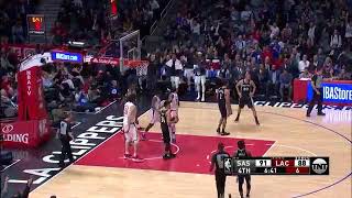 San Antonio Spurs at LA Clippers Full Game Highlights - April 3, 2018