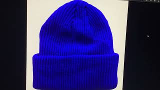 Blue Knit Beanie Hat from Barney’s Christmas Star (2002)