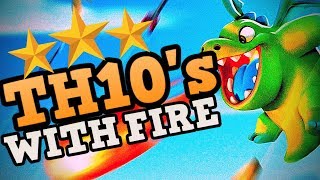 Queen Charge Baby Dragons | Smash at TH10 - Clash of Clans