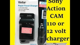 Vivitar Rapid Charger for Sony Action Cam