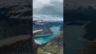 Norway 's  Trolltunga is one the most scenic Cliff