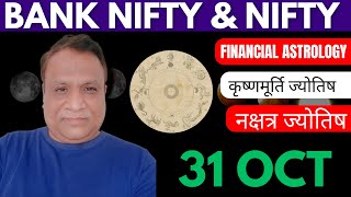 Nifty, Bank Nifty  Prediction by Financial Astrology, technical/data, news for date- 31- Oct- 2024