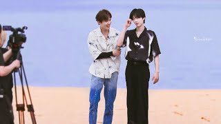 Fancam #2丨Nguyên Châu Luật • Ghi hình show ở Tần Hoàng Đảo ♡ Châu Kha Vũ x Trương Gia Nguyên 周柯宇×张嘉元