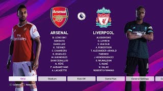 #PES2020 
Arsenal Vs Liverpool