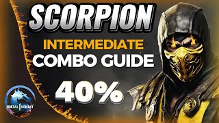 NEW SCORPION INTERMEDIATE COMBO GUIDE| MORTAL KOMBAT 1