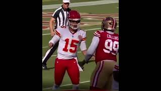 Cheap shot to the throat of Mahomes, no call? #patrickmahomes #nfl #football